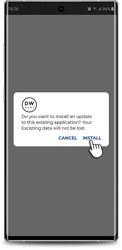 Android app installation step 2